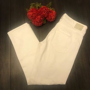AG Adriano Goldschmied Ex-Boyfriend White Jeans